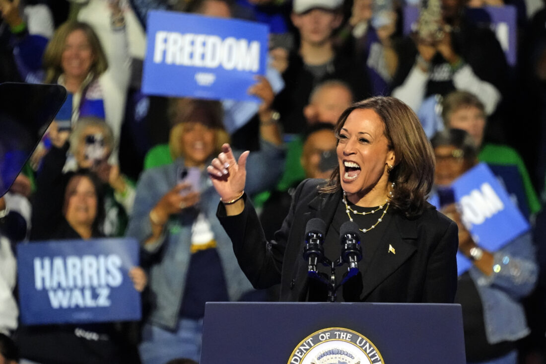 Harris slams Trump for suggesting military handle ‘enemy from within ...